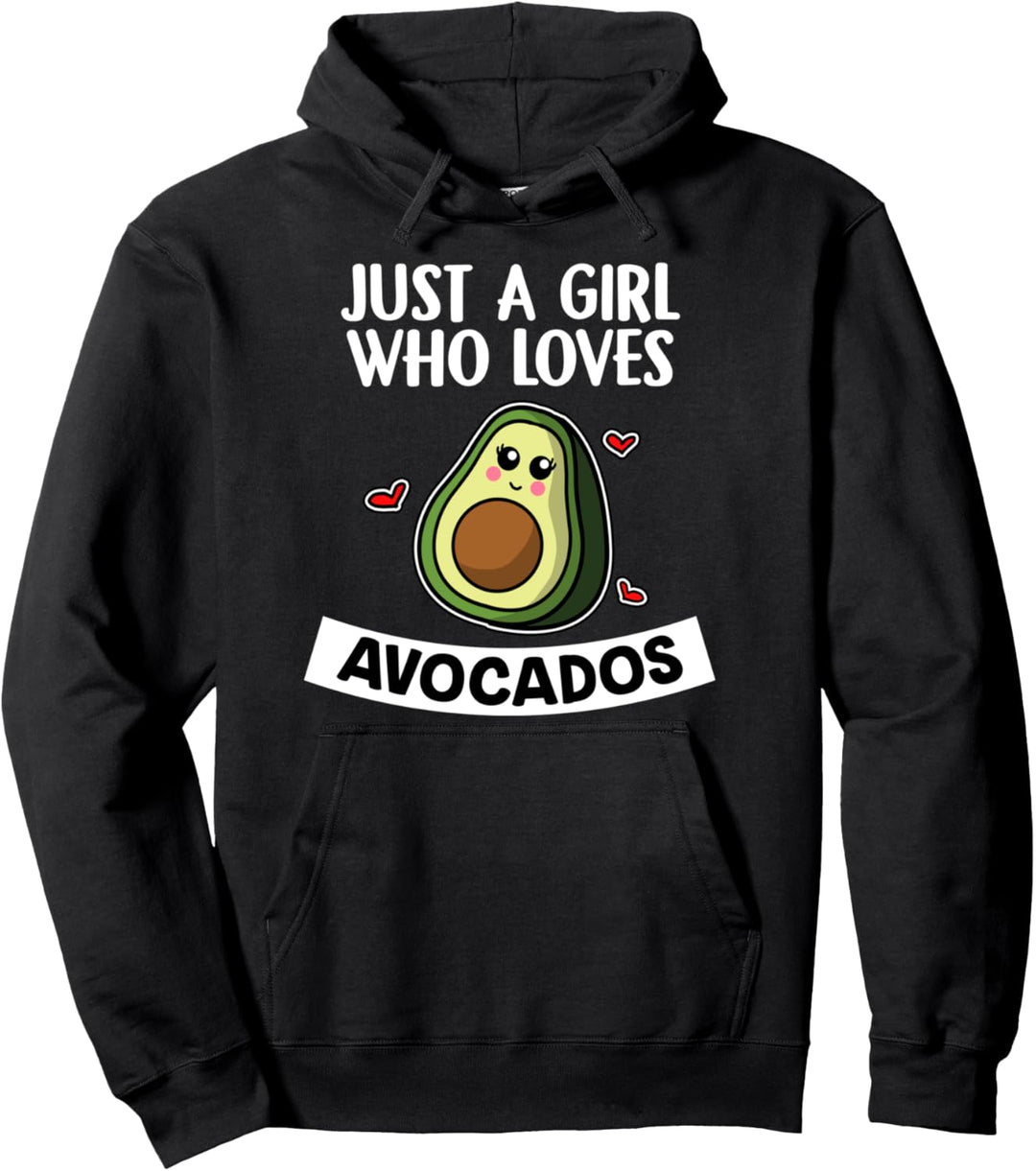Just A Girl Who Loves Avocados Vegan Avocado Kostüm Pullover Hoodie