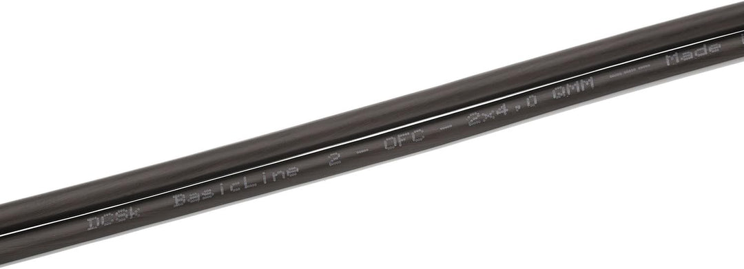 50m - 2x4mm² Lautsprecherkabel schwarz - OFC Kupferkabel für HiFi/Audio - 99,99% Kupfer Boxenkabel m