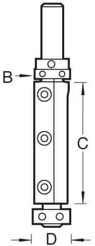 Trend RT/75X1/2TC ROTA-TIP Doppelführung, 19,1 x 50 mm Drehspitze, doppelt geführt, 19,1 x 50 mm, Dr