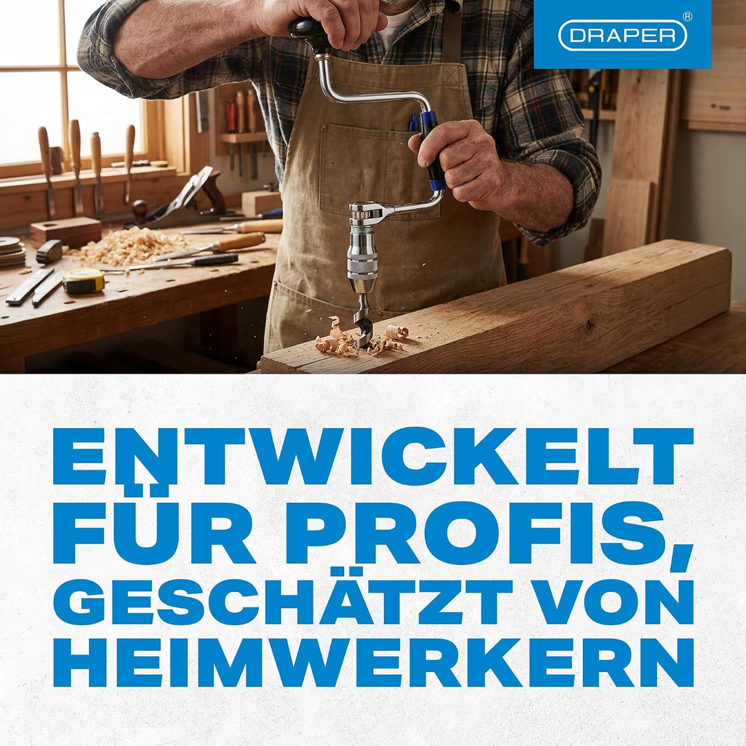 Draper 13840 Bohrwinde 4-Backen