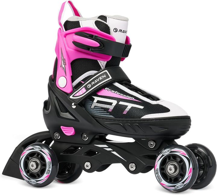 RAVEN Profession 4in1 Inlineskates Triskates Rollschuhe Schlittschuhe Inliner für Kinder und Erwachs
