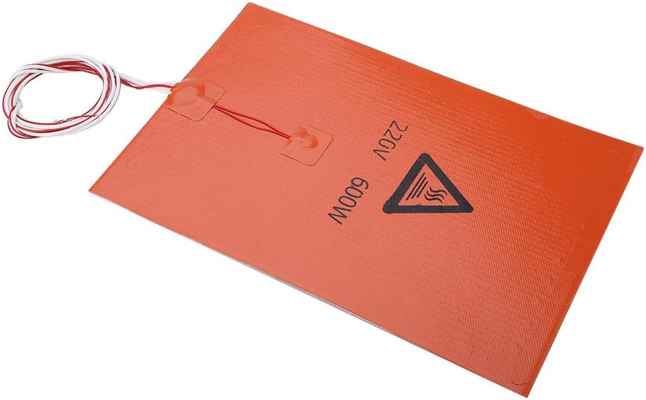Beheiztes 3D-Pinter-Silikonbett mit Kleberücken, 3D-Druckerzubehör Hot Bed Pad, Umwandlung in hohe t