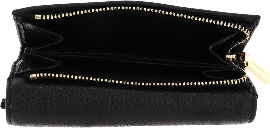 Coccinelle Metallic Soft - Geldbörse 12cc 14 cm Black