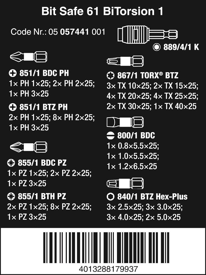 Wera Zyklop Speed-Knarrensatz 8100 SA/SC 2, 1/4%22-Antrieb und 1/2%22-Antrieb, metrisch, 43-teilig,