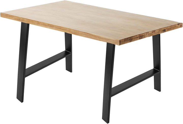 PrimeMatik - Tischbeine rechteckig aus Stahl 695 x 85 x 730 mm 2-Pack