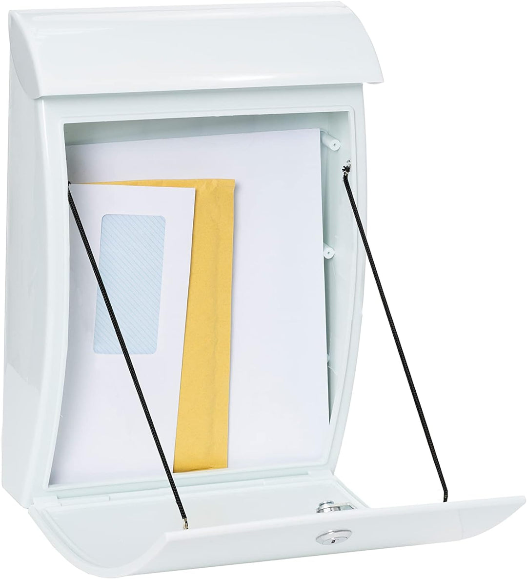 ARREGUI Briefkasten aus hochbeständigem Kunststoff, Postkasten Grösse M (DIN A4), witterungs und kor