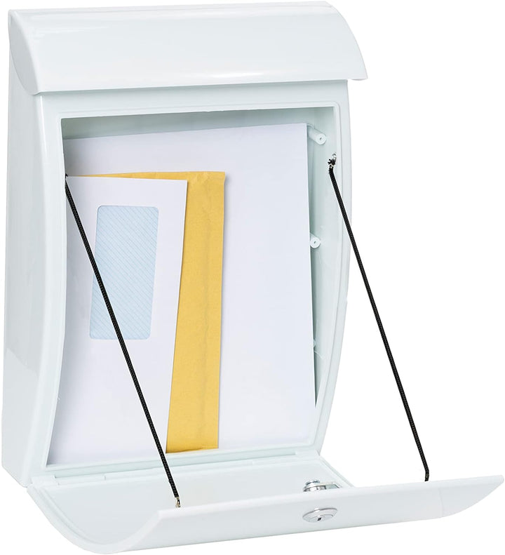 ARREGUI Briefkasten aus hochbeständigem Kunststoff, Postkasten Grösse M (DIN A4), witterungs und kor