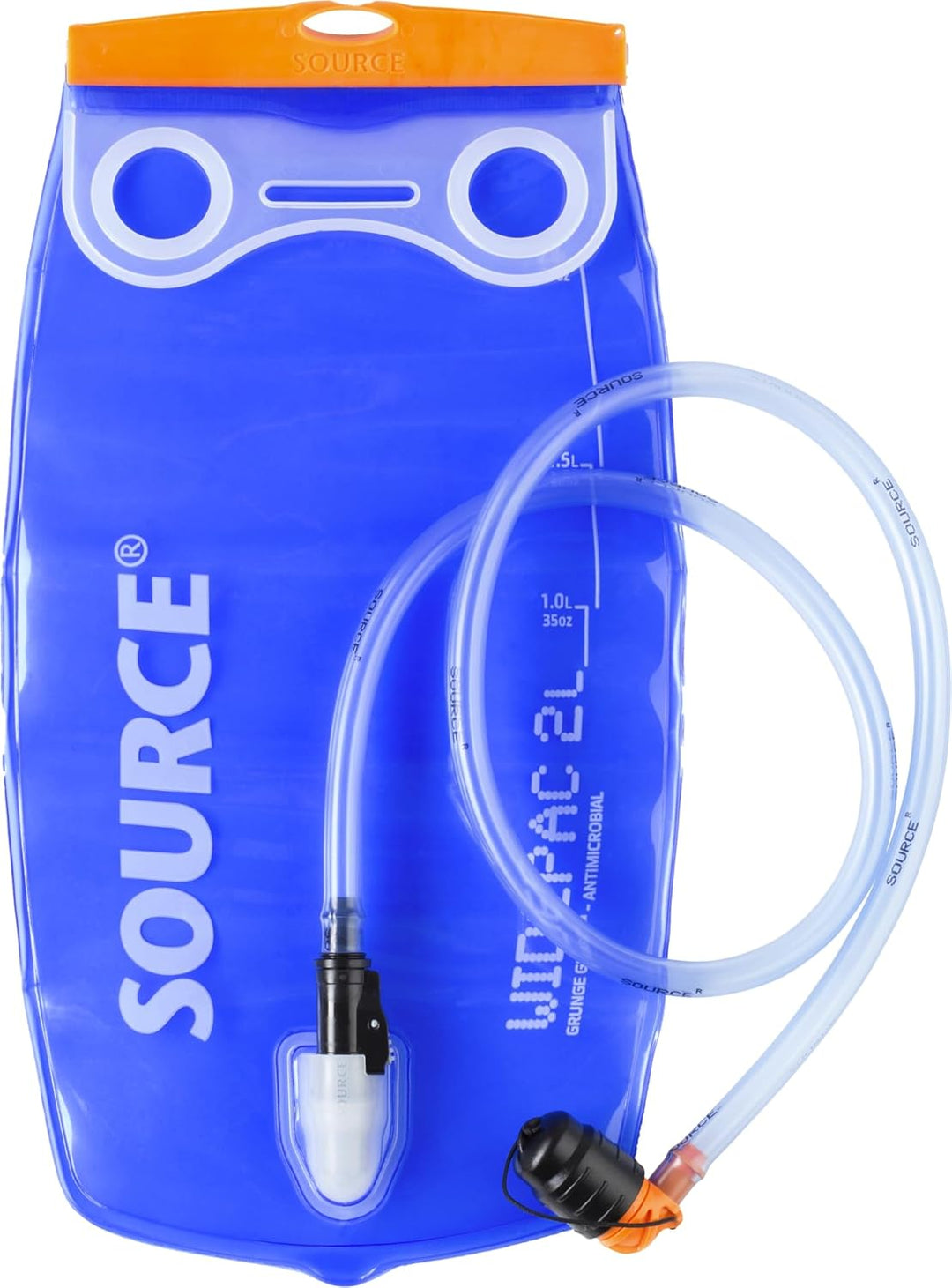 Source Wasserbehälter Widepac Transparent/Blau 2 Liter Single, Transparent/Blau 2 Liter Single