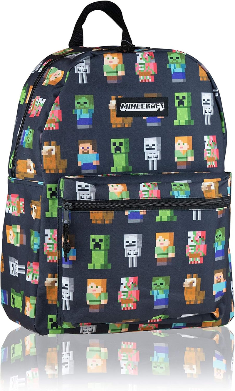 MINECRAFT Teen Backpack Multi Character, 31 x 30 x 5 cm