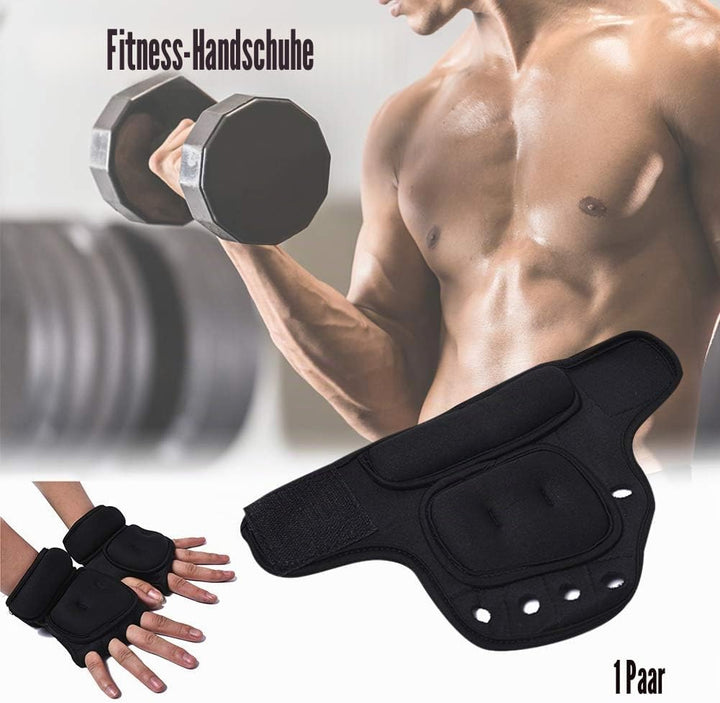 Gewichtete Handschuhe, 1 kg, Sandsack, Gewichtshandschuhe, Trainingshandschuhe mit Handgelenkstütze,