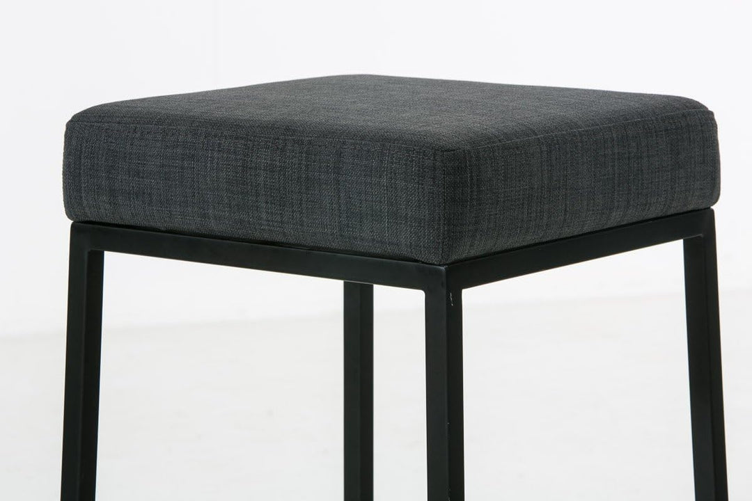 CLP Barhocker MONTREAL mit Stoffbezug I Tresenhocker mit einer Sitzhöhe von 85 cm I In verschiedenen