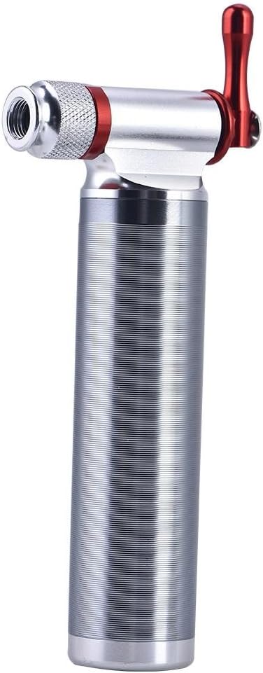 Fahrrad Pumpe CO2 Inflator, Tragbare Mini Leichte Aluminiumlegierung Mountainbike Rennrad Reifenschl