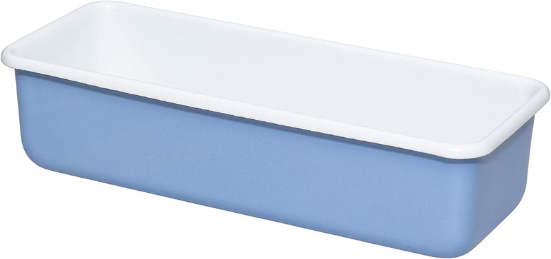 Riess, 0638-128, Königskuchenform 30 x 10cm, Emaille, CLASSIC Edition NATURE BLUE MEDIUM, 0,795kg, 1