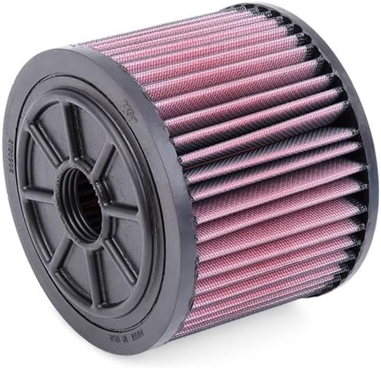 K&N E-2987 Waschbarer und wiederverwendbarer KFZ Tauschluftfilter Rot