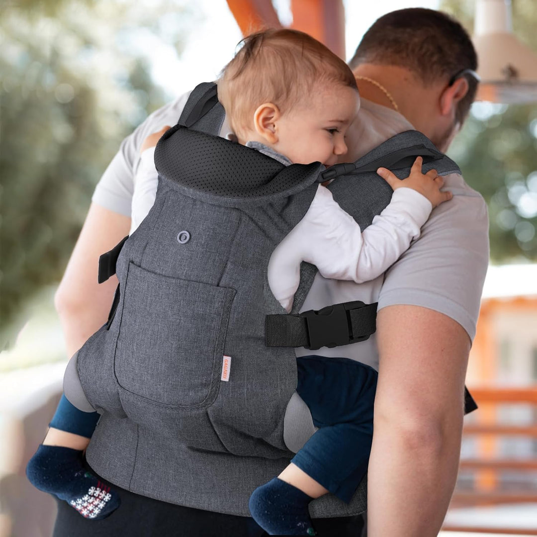 GAGAKU Babytrage für Babys Kleinkinder 4-36 Monate, Einfach zu Tragen Gesicht in Gesicht nach Vorne