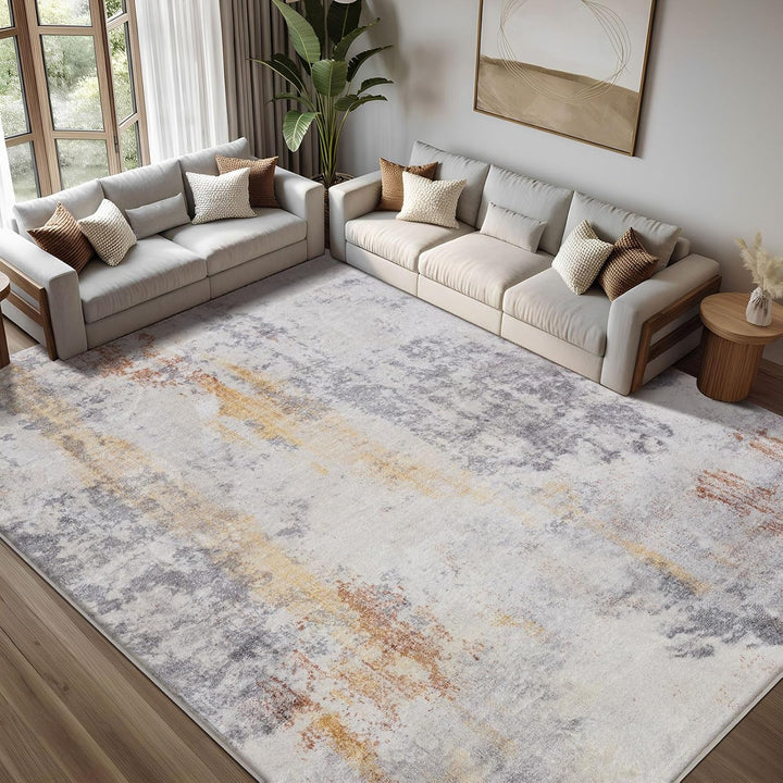 Calore Teppich Wohnzimmer, Moderne abstrakte Teppich Schlafzimmer, Teppiche rutschfeste Weicher Tepp