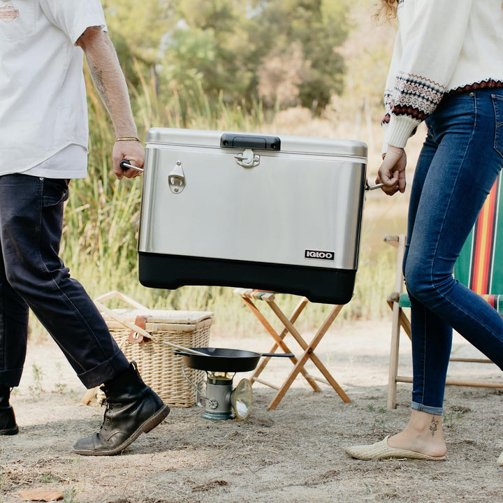 IGLOO Legacy42 elektrische Kühlbox, 12V und 230V, 42L - Mini-Kühlschrank für Auto, Camping, Urlaub,