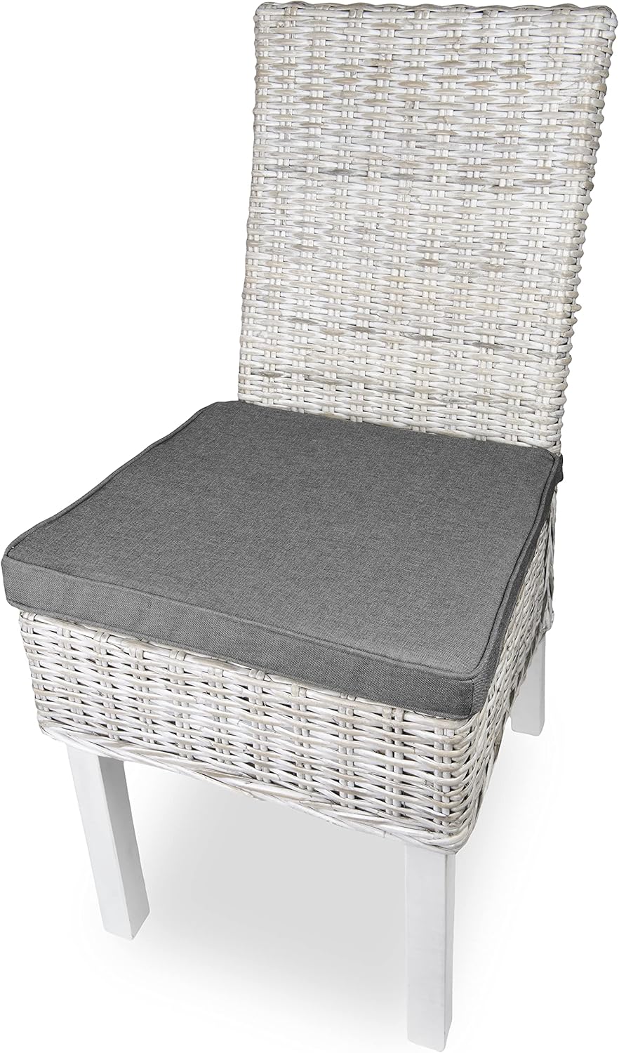 sunnypillow 4er Set Stuhlkissen 40 x 45 x 5cm | Polsterauflage Auflage für Stühle/Rattanstühle | Stu