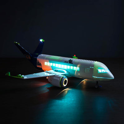 Led Licht Set Kompatibel mit Lego 60367 City Passagierflugzeug Spielzeug (Kein Modell), Dekorationsb