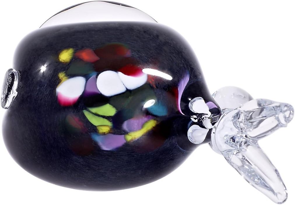CRISTALICA Glasfigur Elch blaugrau 12cm
