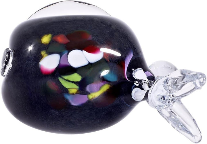 CRISTALICA Glasfigur Elch blaugrau 12cm