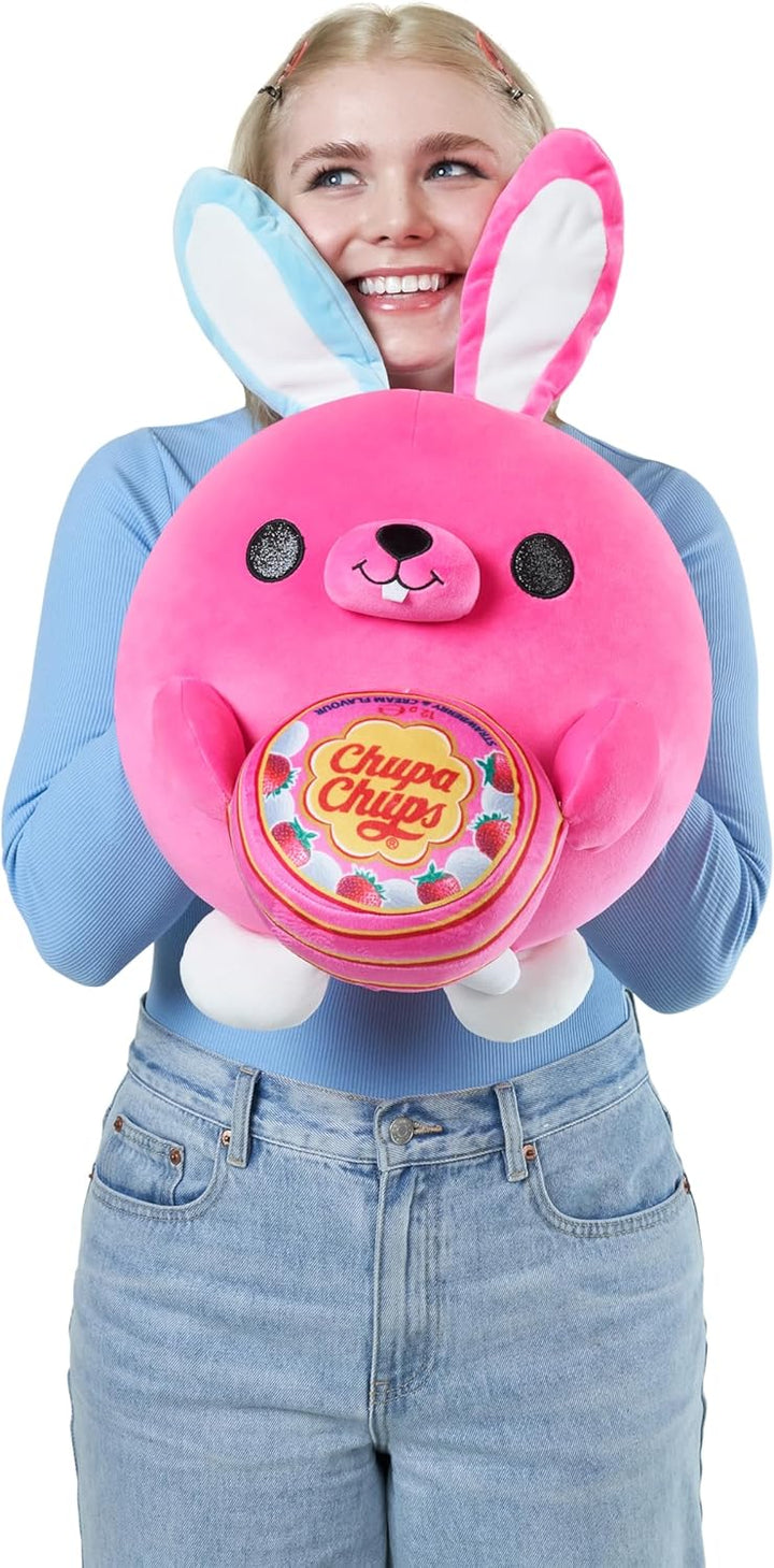Snackles Series 1 Wave 2 Bunny (Chupa Chups), Surprise Medium Plush, Ultra Soft Plush, 35 cm, Collec