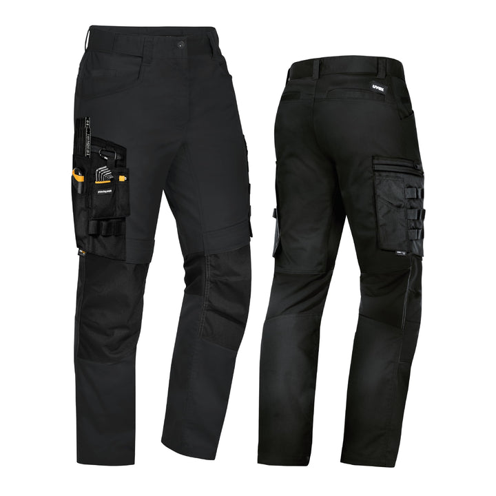 Uvex Echor Bundhose - Herren Arbeitshose mit Stretch-Bund - Cargohose - flexibel & robust 44 Slim Sc