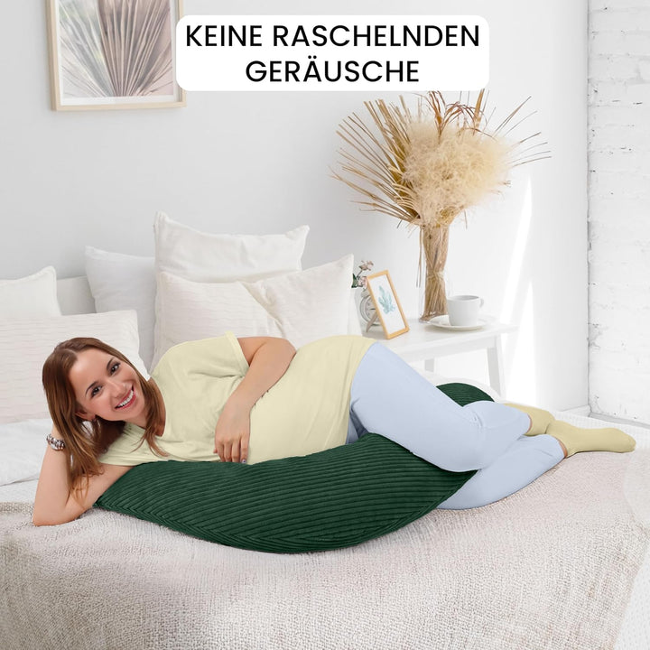 Amilian Stillkissen XXL 170 cm – Seitenschläferkissen für Schwangerschaft &amp; Stillzeit – Lagerungskis