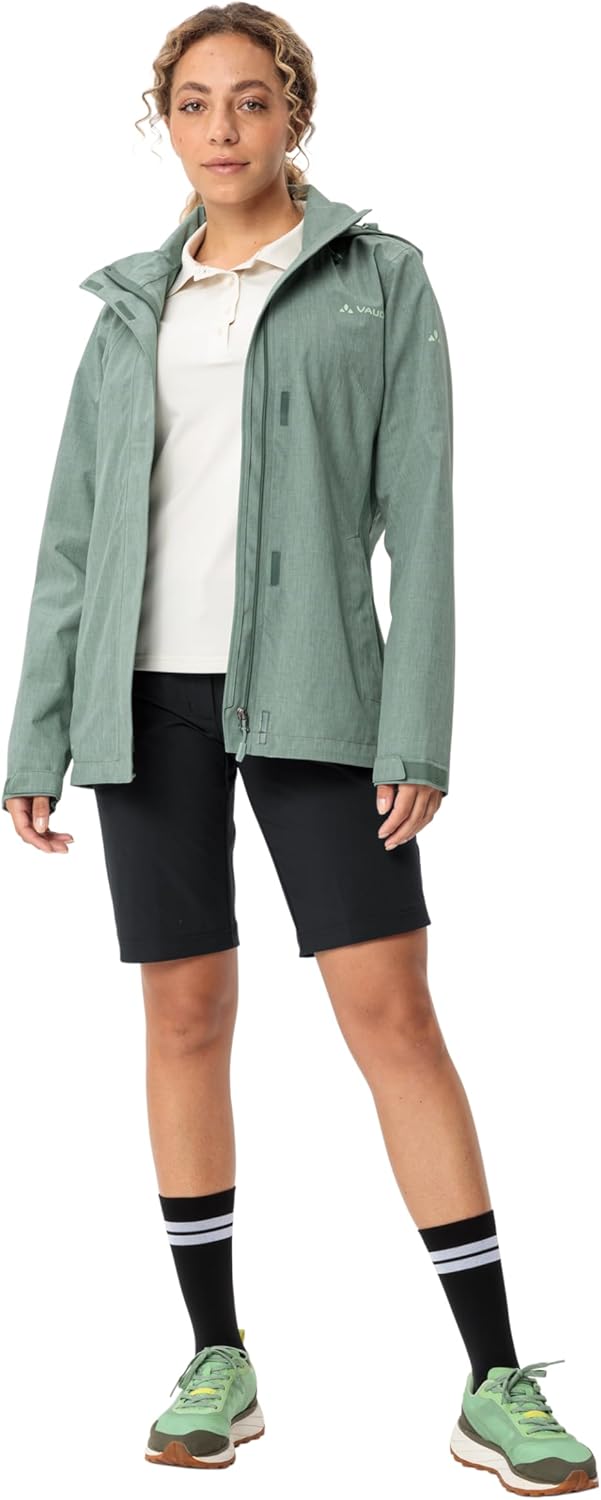 VAUDE Regenjacke - Rosemoor Jacket II, Regenjacke Damen wasserdicht und atmungsaktiv, funktionale 2-