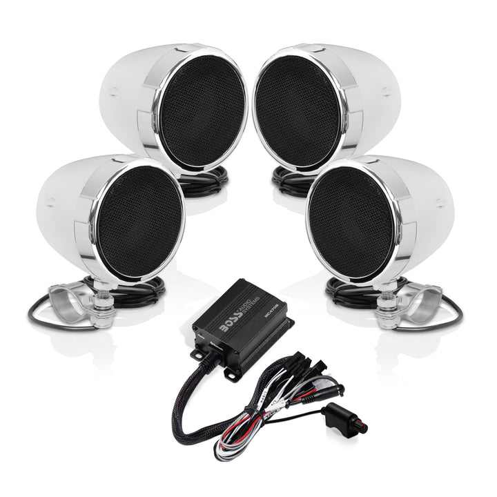 Boss Audio MC470B Boss Motorcycle/UTV Speaker System 1000W Bluetooth