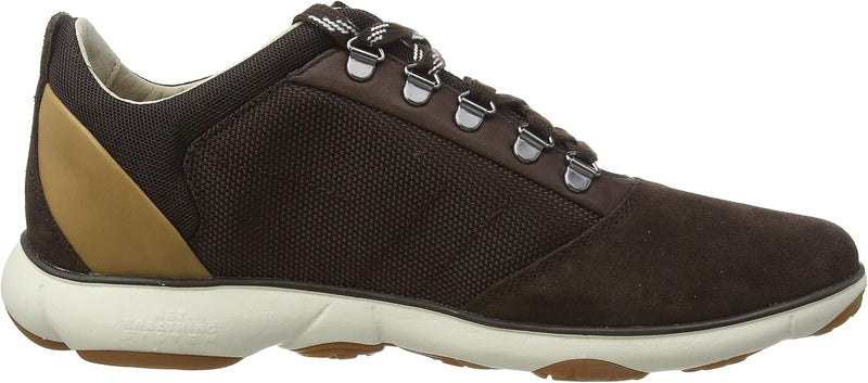 Geox Herren U Nebula A Sneaker, 41 EU Braun Brown C0013