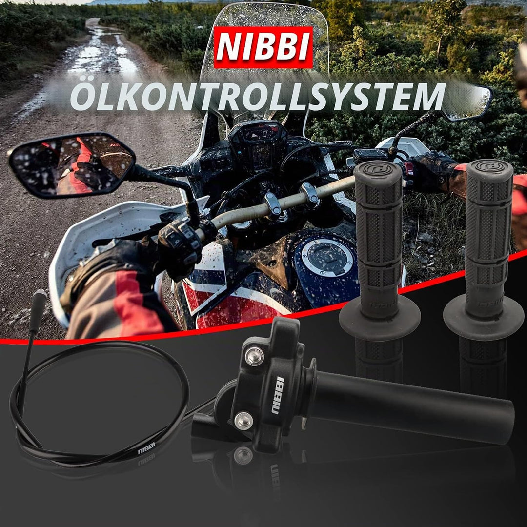 Nibbi Schnellgasgriff Handle 1 Aluminium Ribbon Kabel Handle Kit, Das Einen Gashebel, Einen Gasgriff