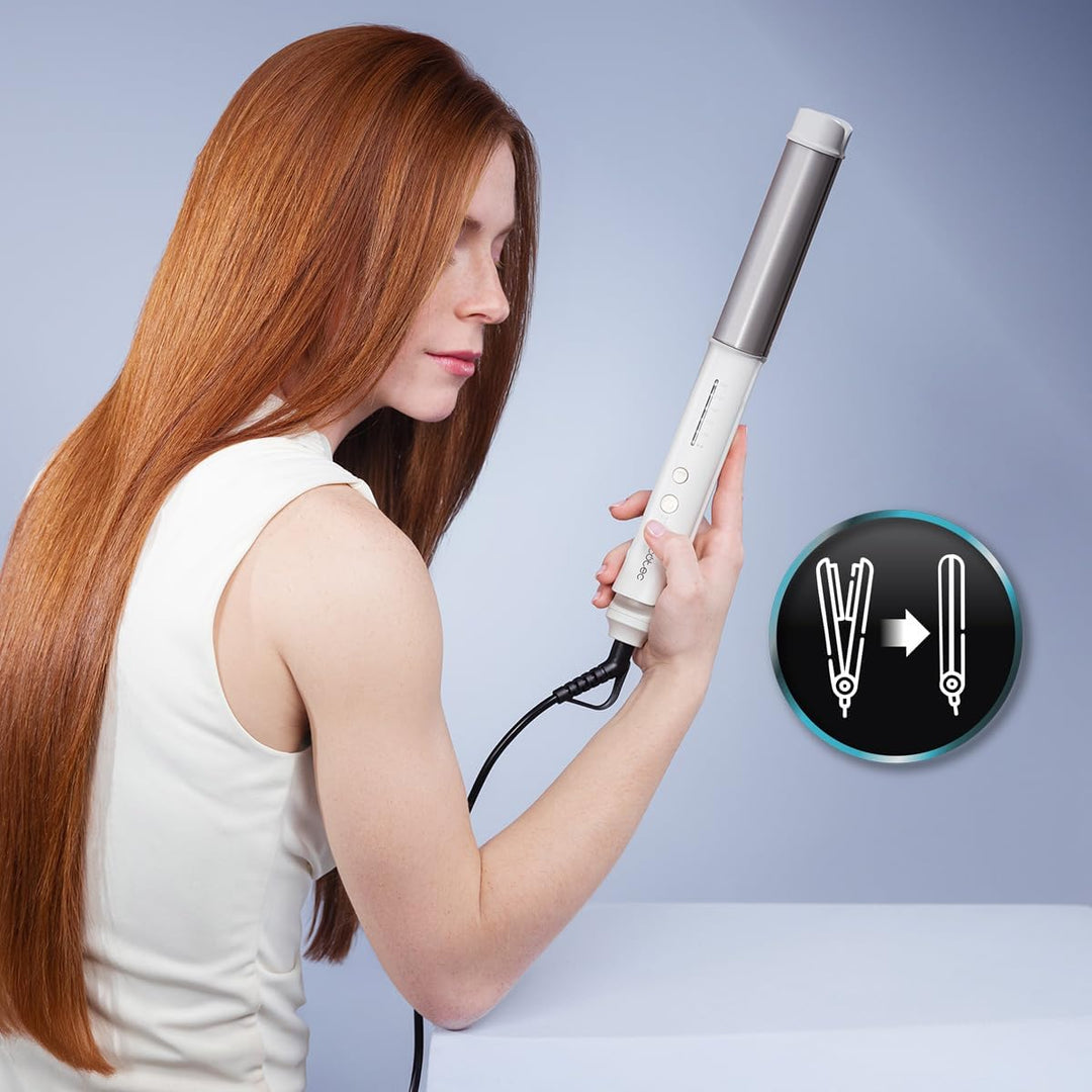 Cecotec Glätteisen RitualCare 2in1 Lisse&Curl, Glätten und Locken, Aussenplatten, MCH-Heizung, Keram
