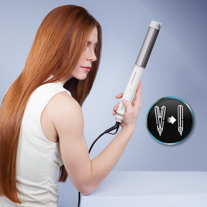 Cecotec Glätteisen RitualCare 2in1 Lisse&Curl, Glätten und Locken, Aussenplatten, MCH-Heizung, Keram
