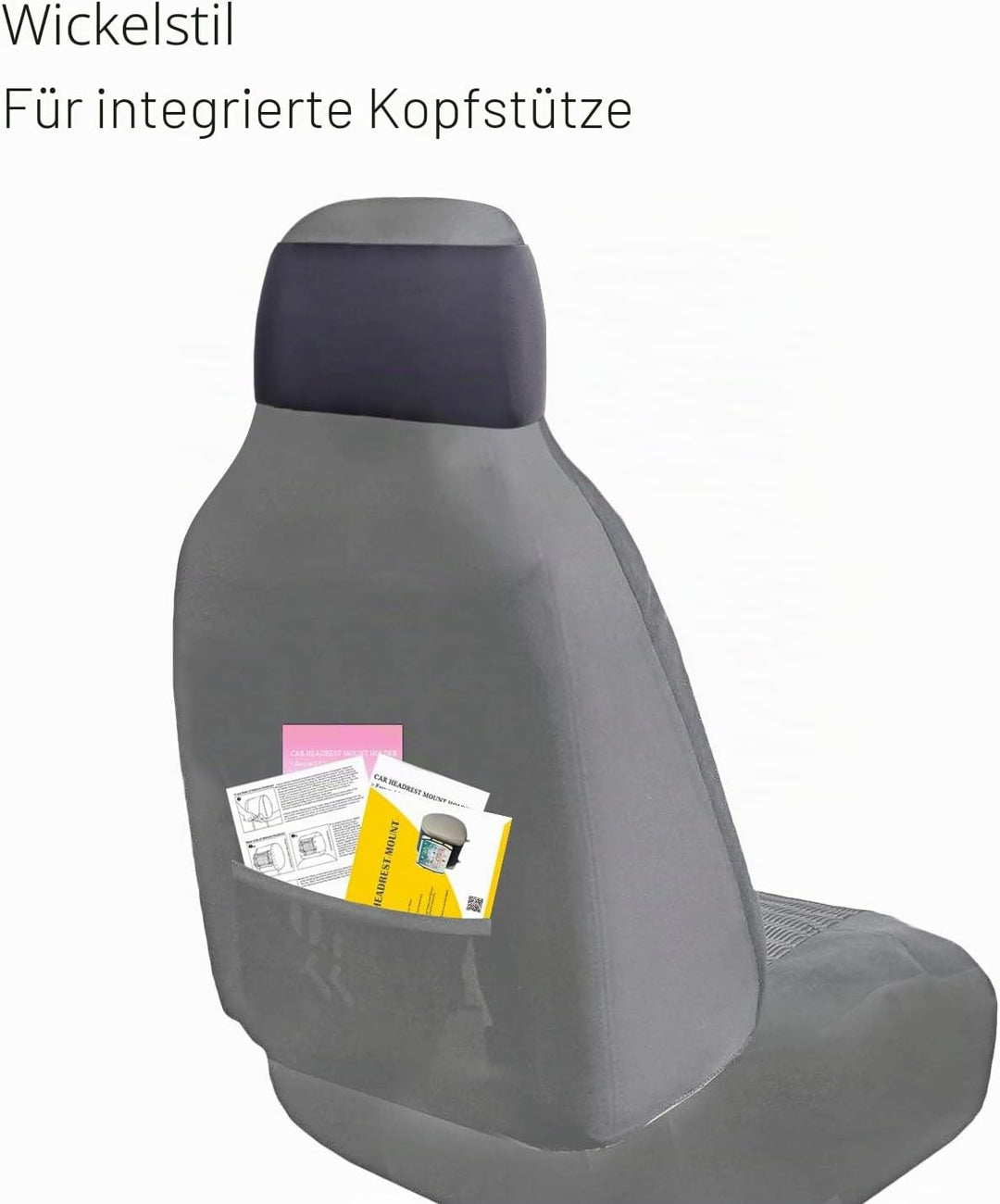 TFY Kfz-Kopfstützenhalterung, Fahrzeug-Halterung, kompatibel mit Nintendo Switch | Kratzfestes Desig