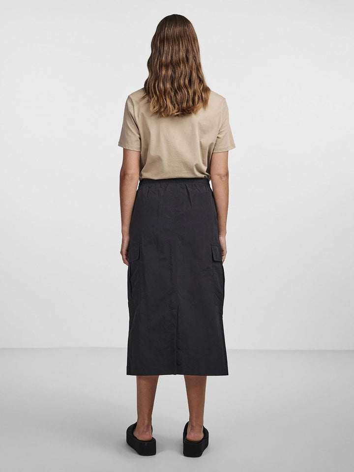 PIECES Female Midirock PCJILL S Schwarz, S Schwarz