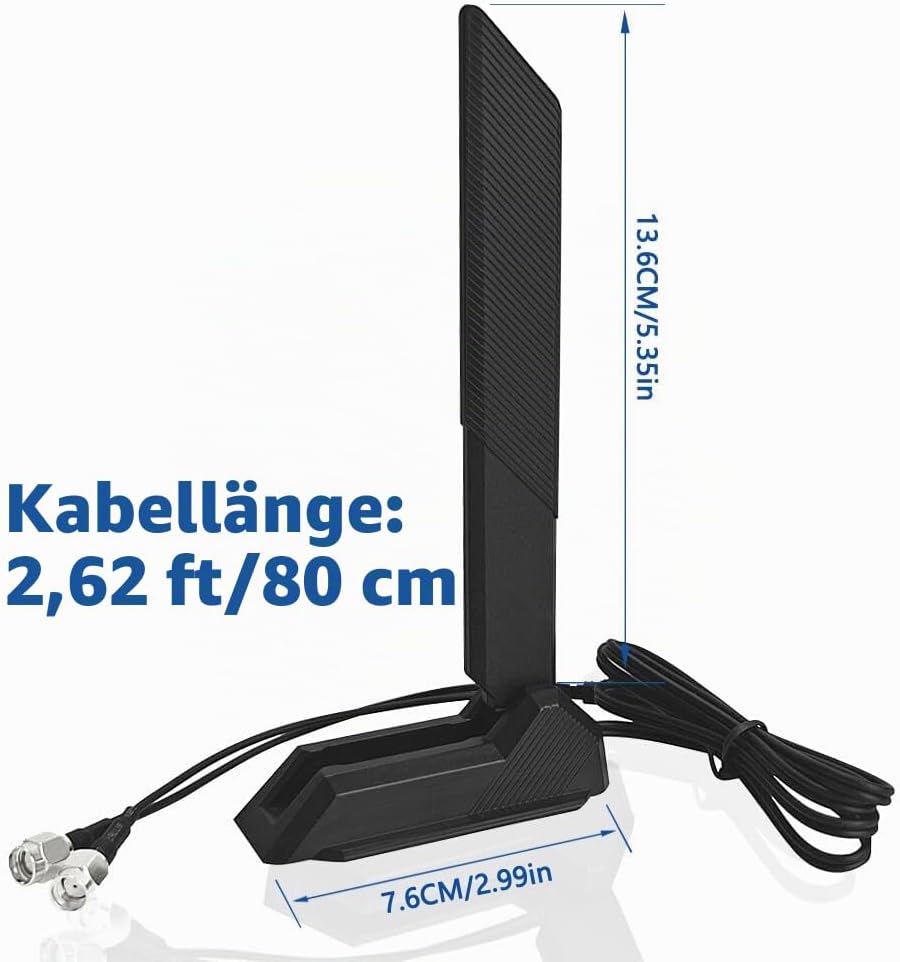 JINTAI WiFi Antenne Kabel für GIGABYTE X570S, X570I, X570, B550, B560, B560L, B760 Gaming / AORUS El
