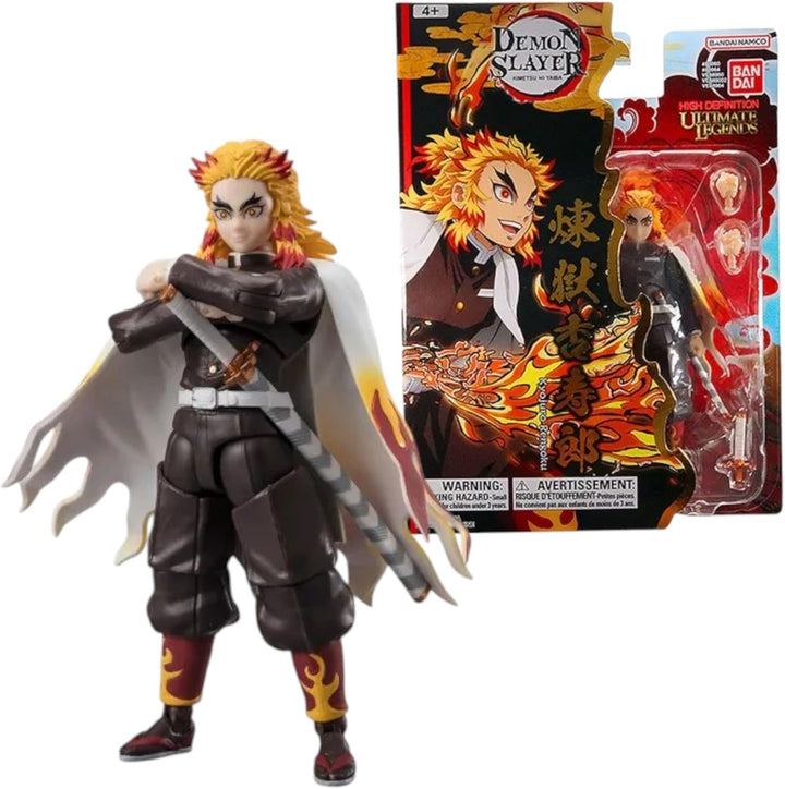 Bandai - Ultimate Legends HD - Demon Slayer Actionfigur 12 cm - Kyojiro Rengoku - Offizielle Demon S