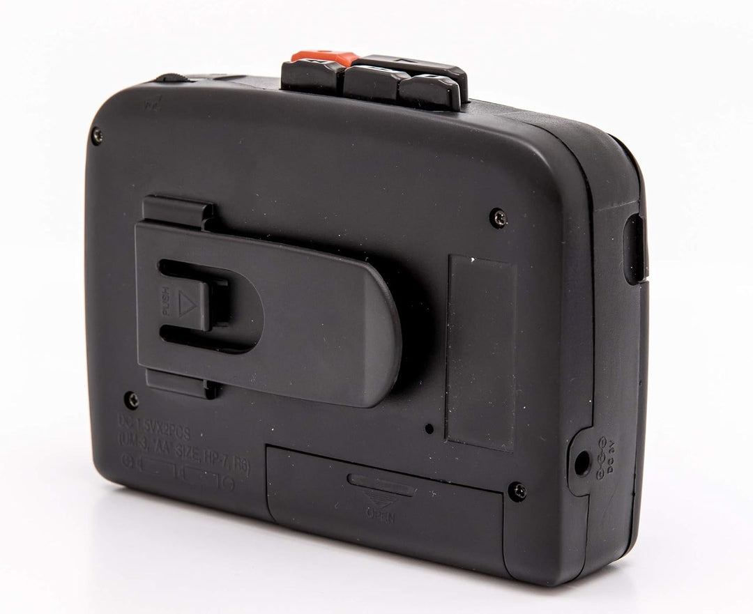 GPO Walkman tragbarer Retro Kassettenrecorder mit integriertem Lautsprecher und Mikrofon, FM-Radio,