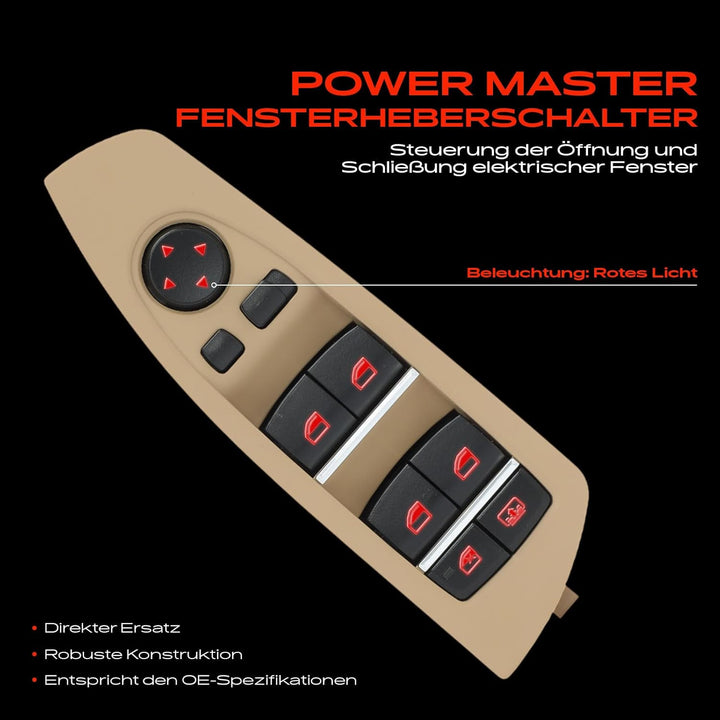 Fensterheber Schalter Vorne Links für 7er F01,F02,F03,F04 730 740 740i,Li 750 ActiveHybrid 2008-2015