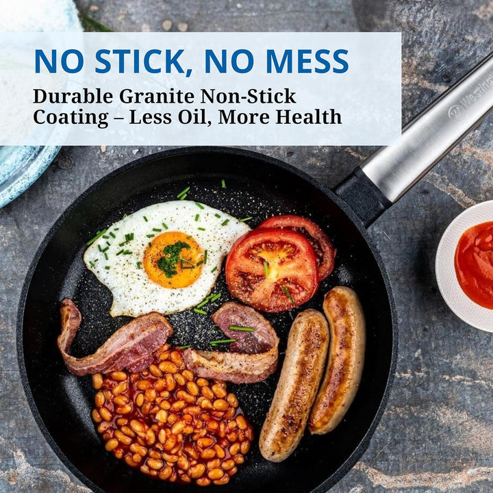 Westinghouse PERFORMANCE SERIES Bratpfanne, Beschichtete Pfanne 28 cm Induktion, Für alle Herdarten,