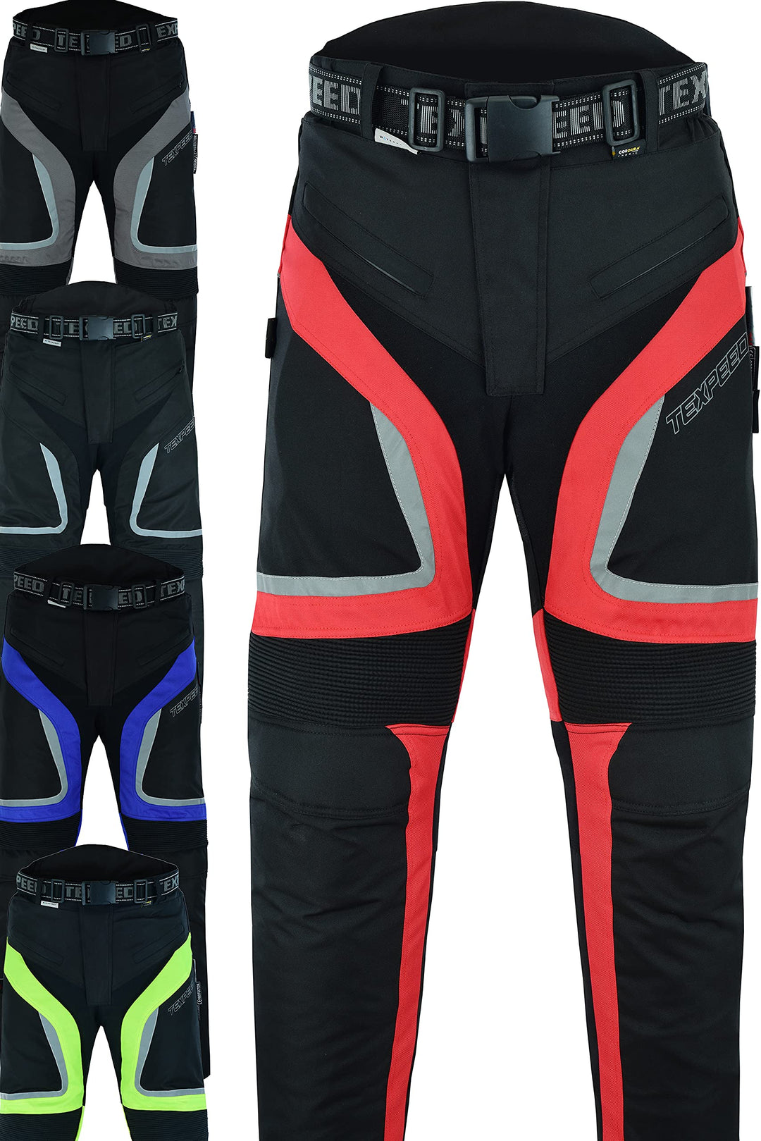 Texpeed Motorradhose Mit Protektoren Herren - Textil Wasserdicht Motorroller Motorrad Bikerin Mit Sc