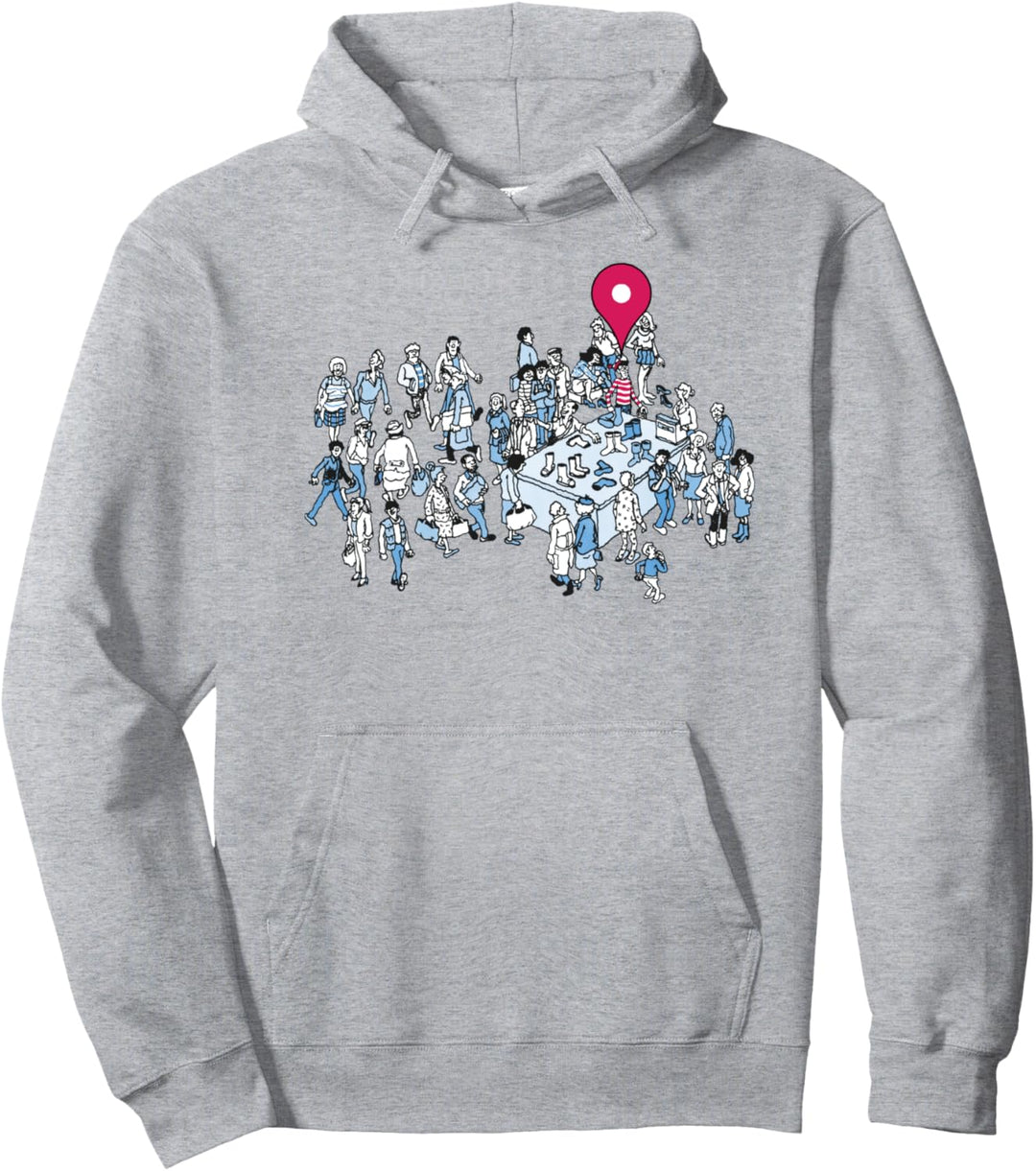 Where's Waldo? Shopping Check In Pullover Hoodie