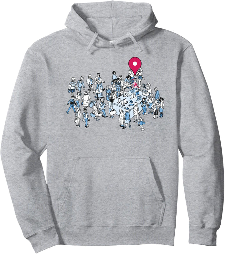 Where's Waldo? Shopping Check In Pullover Hoodie