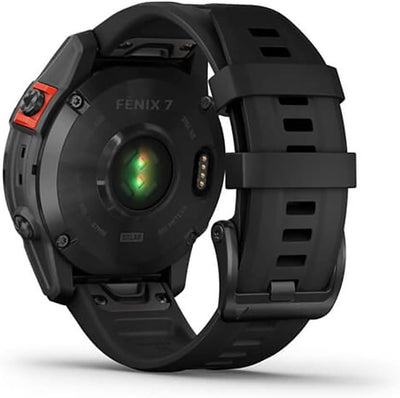 Garmin fenix 7 – GPS-Multisport-Smartwatch mit Farbdisplay und Touch-/Tastenbedienung, TOPO-Karten,