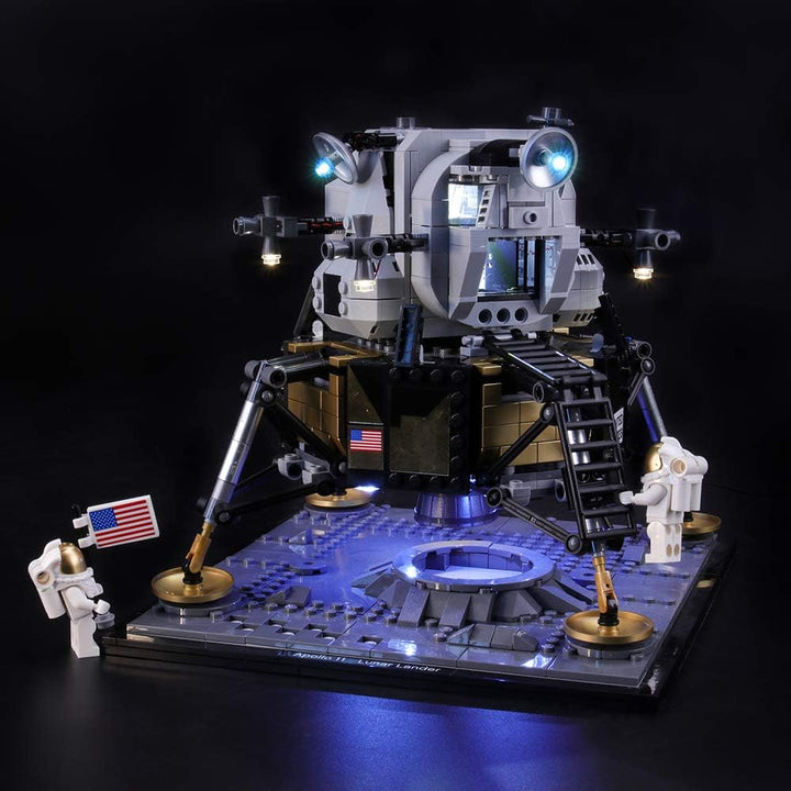BRIKSMAX Led Beleuchtungsset für Lego Creator NASA Apollo 11 Mondlandefähre,Kompatibel Mit Lego 1026