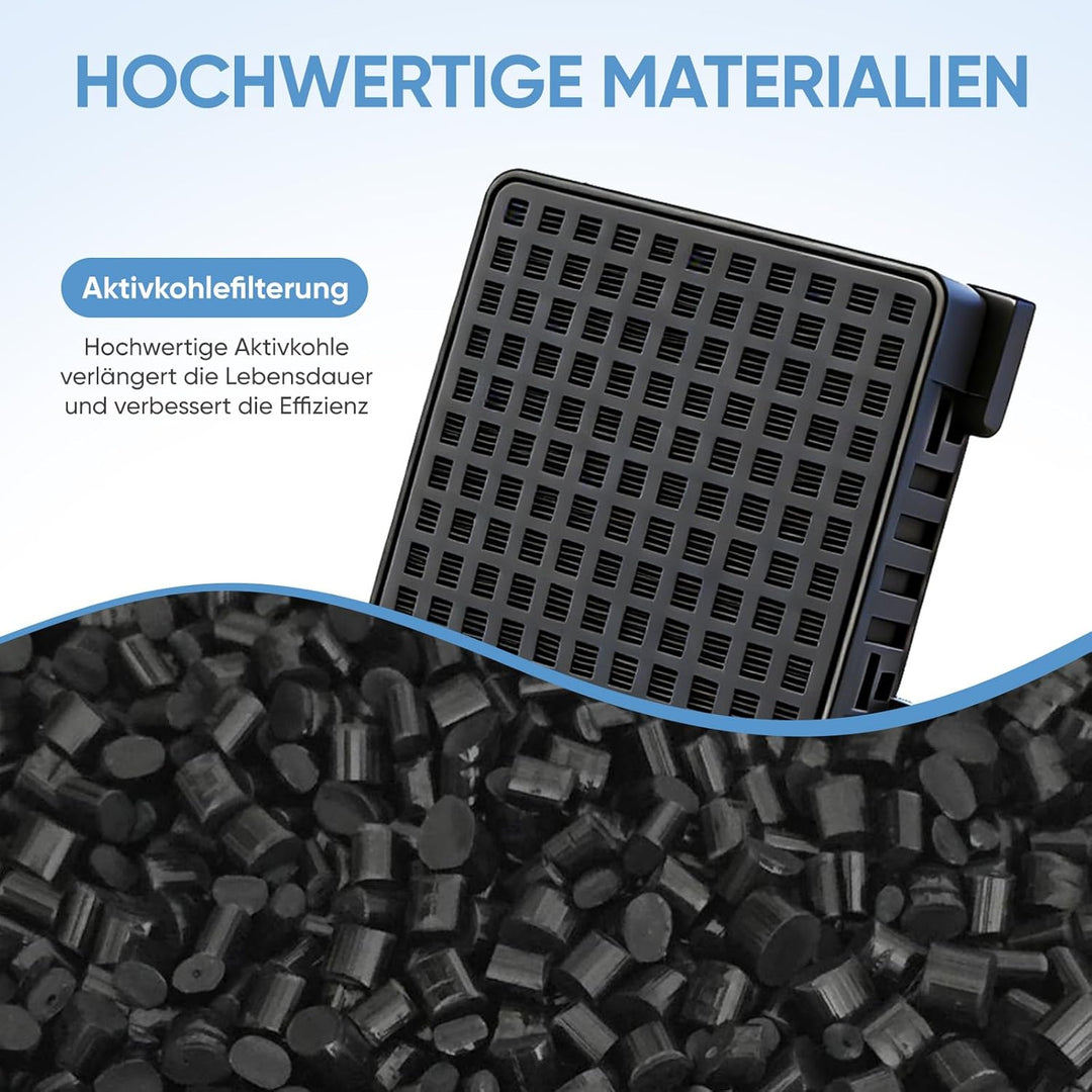 4 Stück Aktivkohlefilter Kompatibel mit Liebherr Kühlschränken & Weinkühlern 7440021-00 9096989 9882
