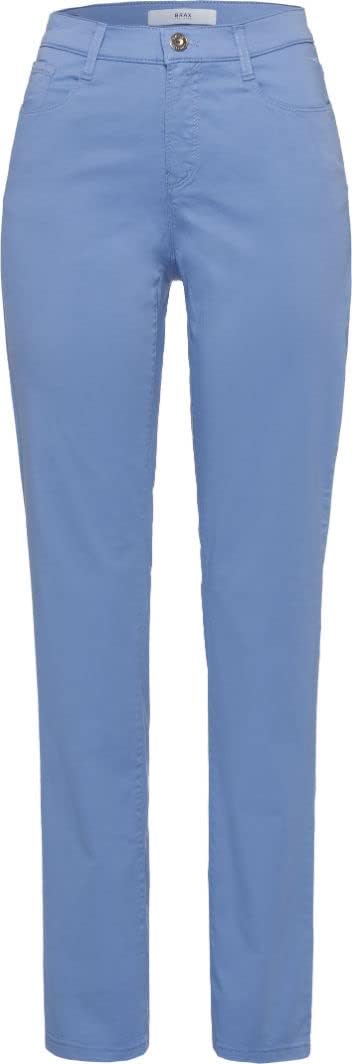 BRAX Damen Hose Style Carola Five-Pocket-Hose aus Wertigem Baumwollsatin 34 Light Blue, 34 Light Blu