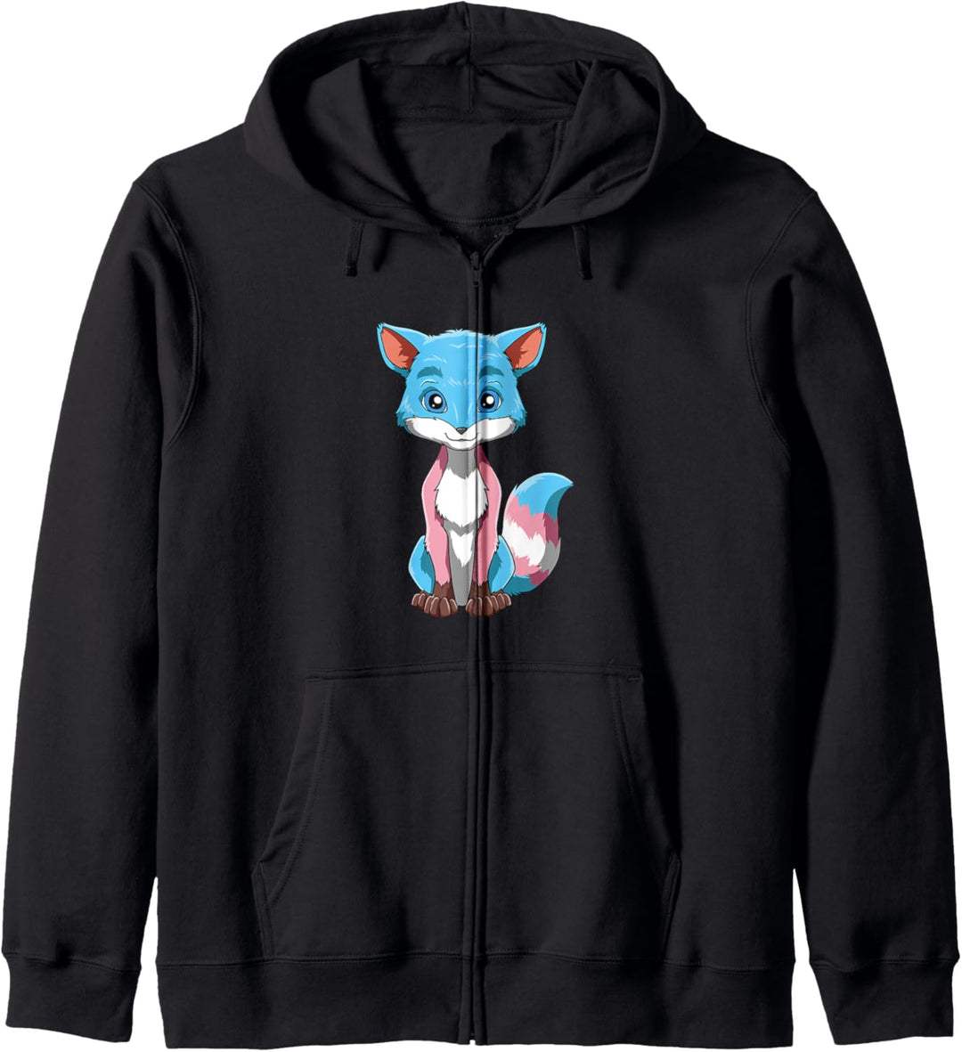 Transgender Stolz Fuchs LGBTQ Kapuzenjacke