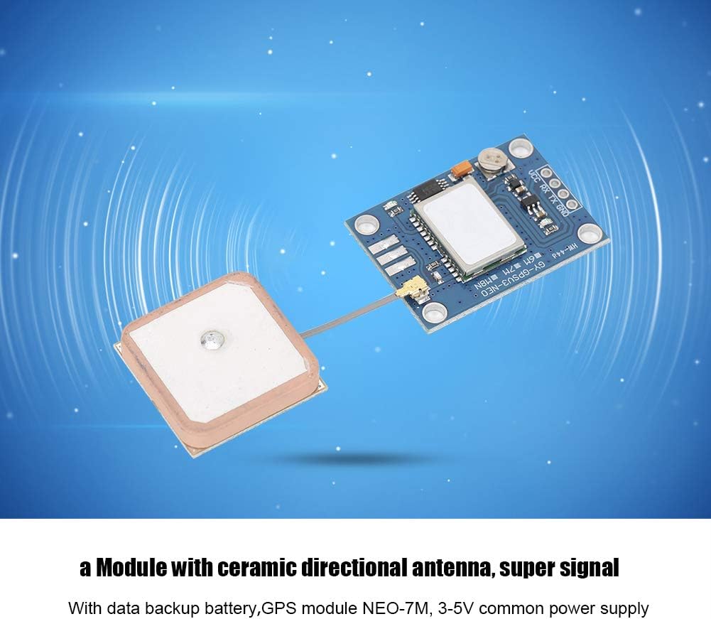 Queen.Y Neo-7M GPS Modul APM2. 5 GYGPSV1 GPS Board Satellitenpositionierungsmodul Zubehör mit Kerami